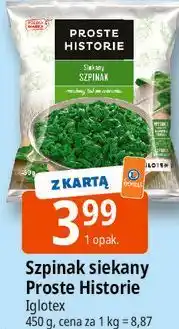 E.Leclerc Szpinak siekany Proste Historie Iglotex oferta