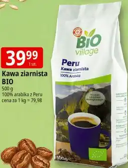 E.Leclerc Kawa ziarnista BIO Peru Bio Village oferta