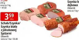 E.Leclerc Schab / Szynka / Szynka biała z Jakubowej Spiżarni Olewnik oferta