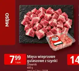 E.Leclerc Mięso wieprzowe gulaszowe z szynki Olewnik oferta