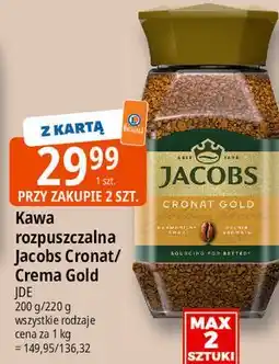 E.Leclerc Kawa rozpuszczalna Jacobs Cronat/Crema Gold JDE oferta