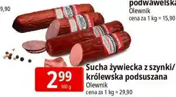 E.Leclerc Sucha żywiecka z szynki / królewska podsuszana Olewnik oferta
