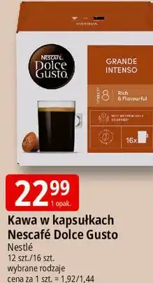 E.Leclerc Kawa w kapsułkach Nescafé Dolce Gusto Nestlé oferta