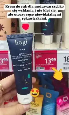 Rossmann Krem do rąk Hagi Men Ahoy Captain! oferta