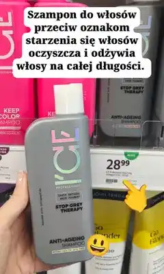 Rossmann Szampon do włosów ICE Professional Stop Grey Therapy oferta