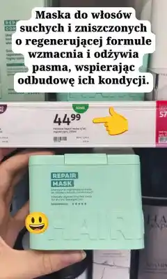 Rossmann Maska do włosów Hairmate Repair oferta