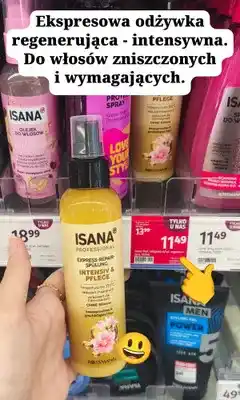 Rossmann Ekspresowa odżywka do włosów Isana Professional Intensiv & Pflege oferta