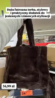 Biedronka Torba damska futrzana oferta