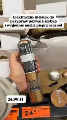 Biedronka Elektryczny młynek do przypraw Ambition oferta