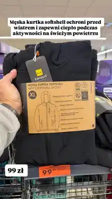 Biedronka Męska kurtka softshell Campus Essential oferta