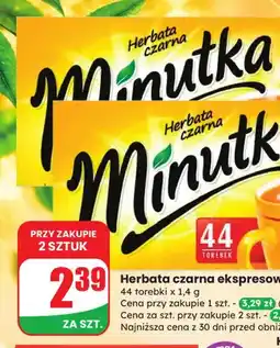 Dino Herbata czarna ekspresowa Minutka oferta
