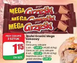 Dino Wafel Grześki Mega kakaowy oferta