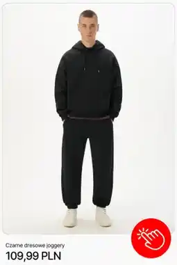 Cropp Czarne dresowe joggery Cropp oferta