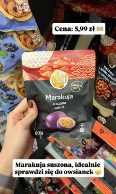 Biedronka Marakuja suszona Asia Flavours oferta
