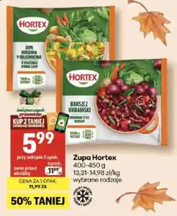Delikatesy Centrum Zupa Hortex oferta