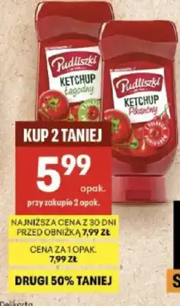 Delikatesy Centrum Ketchup Pudliszki oferta