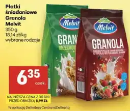 Delikatesy Centrum Płatki śniadaniowe Granola Melvit oferta
