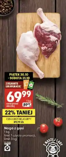 Delikatesy Centrum Noga z gęsi oferta