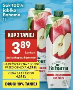 Delikatesy Centrum Sok jabłko Bahama oferta