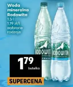 Delikatesy Centrum Woda mineralna Rodowita oferta