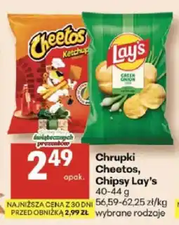 Delikatesy Centrum Chrupki Cheetos, Chipsy Lay's oferta
