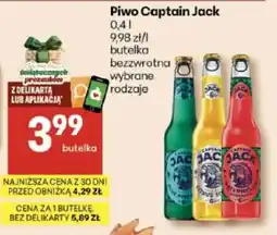 Delikatesy Centrum Piwo Captain Jack oferta
