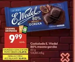 Delikatesy Centrum Czekolada E. Wedel 80% mocno gorzka oferta