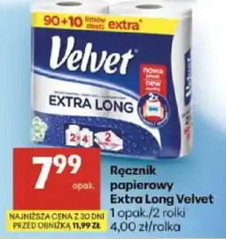 Delikatesy Centrum Ręcznik papierowy Extra Long Velvet oferta