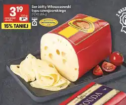 Delikatesy Centrum Ser żółty Włoszczowski typu szwajcarskiego oferta