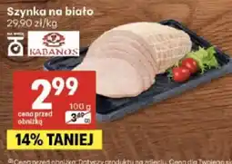 Delikatesy Centrum Szynek na biało Kabanos oferta