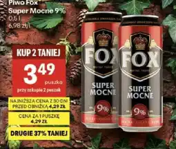 Delikatesy Centrum Piwo Fox Super Mocne oferta