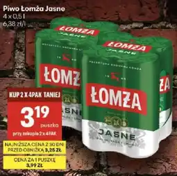 Delikatesy Centrum Piwo Łomża Jasne oferta