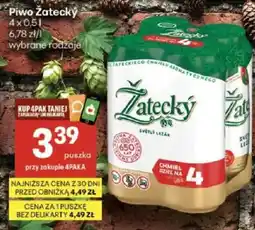 Delikatesy Centrum Piwo Zatecky oferta