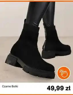 Born2be Czarne botki Born2be oferta