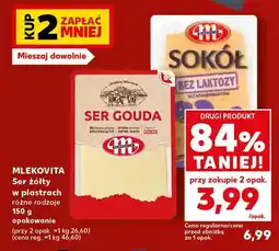 Kaufland Ser gouda w plastrach Mlekovita oferta