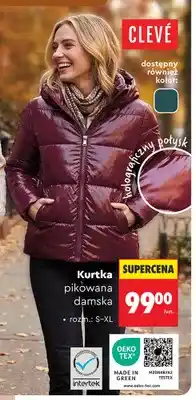 Biedronka Kurtka pikowana damska Clevé oferta