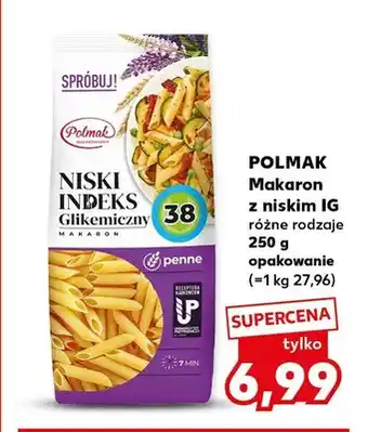 Kaufland Makaron z niskim IG Polmak oferta