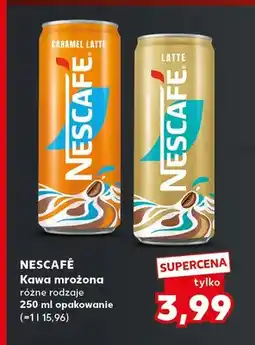 Kaufland Kawa mrożona Caramel Latte Nescafé oferta