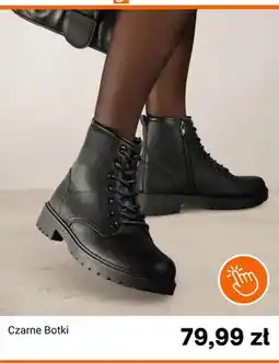 Born2be Czarne botki Born2be oferta