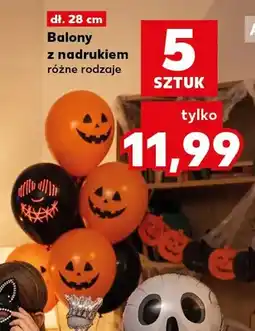 Kaufland Balony z nadrukiem 5-pak oferta