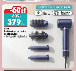 Biedronka Lokówka-suszarka Multistyler 4 końcówki niebieska Havit oferta