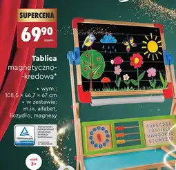 Biedronka Tablica magnetyczno-kredowa EleFun oferta