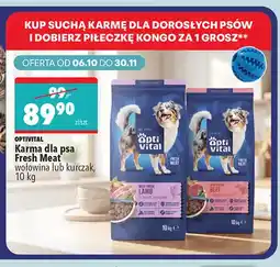 Biedronka Karma dla psa Fresh Meat wołowina OptiVital oferta