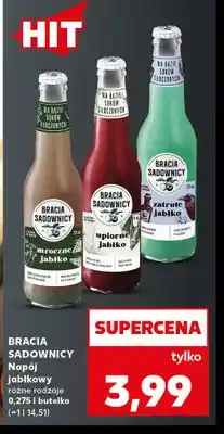 Kaufland Napój jabłkowy mroczne jabłko Bracia Sadownicy oferta