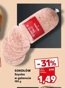 Kaufland Szynka w galarecie Sokołów oferta