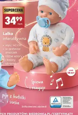 Biedronka Lalka interaktywna EleFun oferta