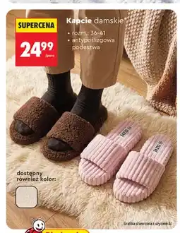 Biedronka Kapcie damskie Clevé oferta