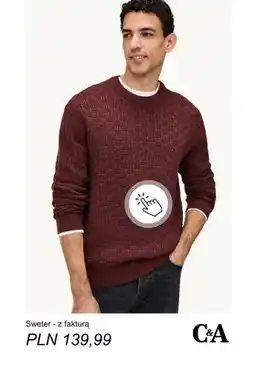 C&A Sweter z fakturą C & A oferta