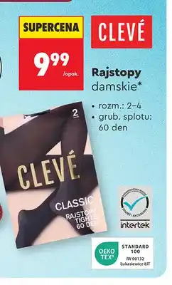 Biedronka Rajstopy damskie Clevé oferta