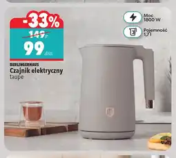 Biedronka Czajnik elektryczny taupe BerlingerHaus oferta